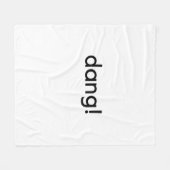 Couverture Polaire Dang ! (Devant (Horizontal))