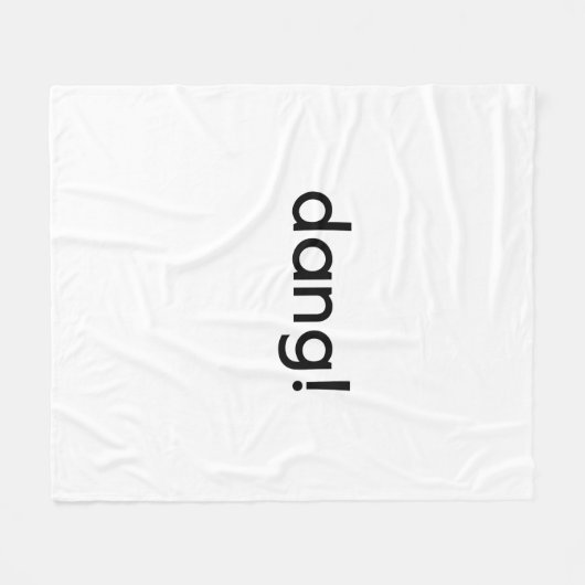 Couverture Polaire Dang ! (Devant (Horizontal))