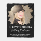 Couverture Polaire Dans la mémoire aimante | Mémorial photo (Devant)