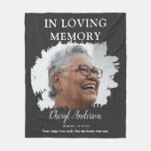 Couverture Polaire Dans la mémoire aimante | Mémorial photo (Devant)