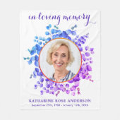 Couverture Polaire Dans l'amour Mémoire Purple Eucalyptus Mémorial Ph (Devant)