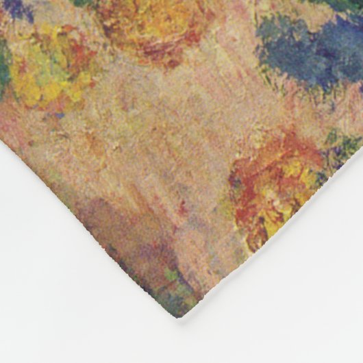 Couverture Polaire Dans le jardin, Monet (Coin)