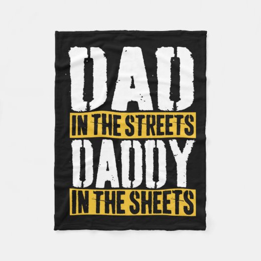 Couverture Polaire Dans Les Rues Papa Dans Les Feuilles Père39s Jour (Devant)