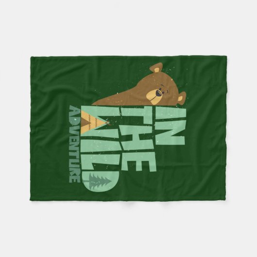 Couverture Polaire Dans L'Ours D'Aventure Sauvage (Devant (Horizontal))