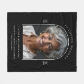 Couverture Polaire Dans Love Nom de mémoire, Citation personnalisée e (Devant (Horizontal))