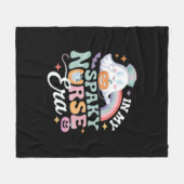 Couverture Polaire Dans Mon Époque Éffrayante Infirmière Halloween Tr (Devant (Horizontal))