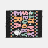 Couverture Polaire Dans Mon Époque Éffrayante Mignonne Fille Costumée (Devant (Horizontal))