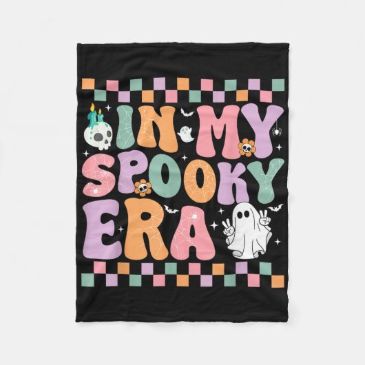 Couverture Polaire Dans Mon Époque Éffrayante Mignonne Fille Costumée (Devant)