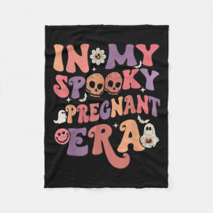 Couverture Polaire Dans Mon Époque Enceinte Éffrayante Boo Halloween