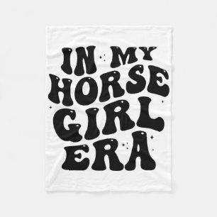 Couverture Polaire Dans Mon Ere De Fille Cheval Equestrian équitation