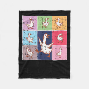 Couverture Polaire Dans My Goose Silly Era Retro Mème Honte Animal Fe