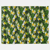 Couverture Polaire Dans un champ de rêve de Chamomile (Devant (Horizontal))