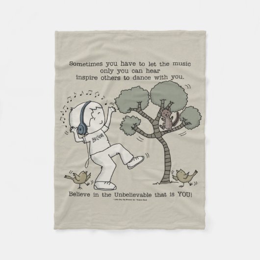 Couverture Polaire Danse (Devant)