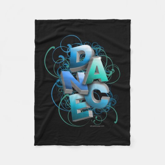Couverture Polaire danse 3D (ressort) (Devant)