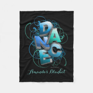 Couverture Polaire danse 3D (ressort personnalisé)