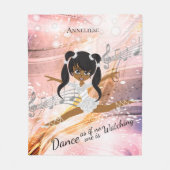 Couverture Polaire Danse Ballerina Girl - Danse (Devant)