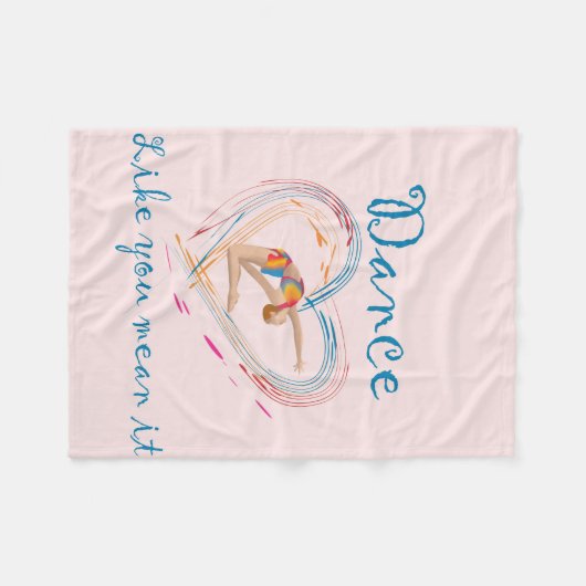 Couverture Polaire Danse comme vous moyen il (Devant (Horizontal))