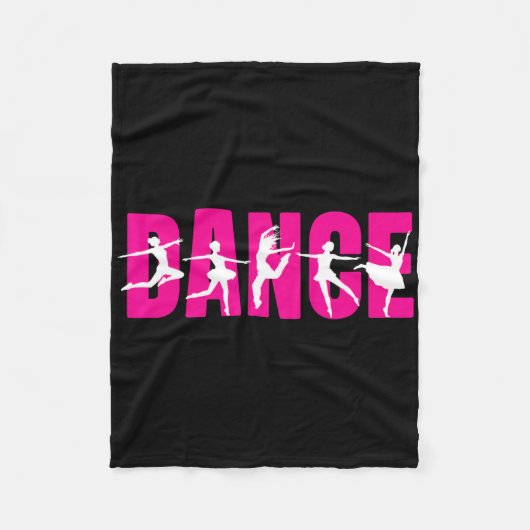 Couverture Polaire Danse - Danse Danseuse Amour (Devant)