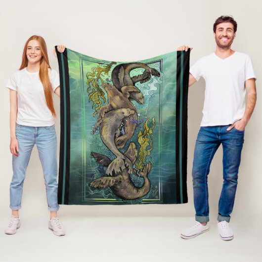 Couverture Polaire Danse des Selkies (En situation)