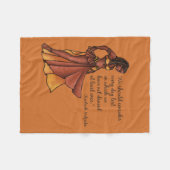 Couverture Polaire Danse du ventre Citation chaque jour (Devant (Horizontal))