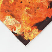 Couverture Polaire Danse Feux d'artifice Art Abstrait (Coin)