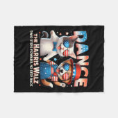 Couverture Polaire Danse Harris Wheimer Drôle Chat Ladies Kamala H (Devant (Horizontal))