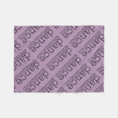 Couverture Polaire Danse Hashtags (Devant (Horizontal))