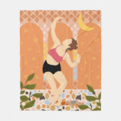 Couverture Polaire Danse Lune (Devant)