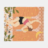 Couverture Polaire Danse Lune (Devant (Horizontal))