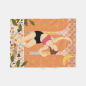 Couverture Polaire Danse Lune (Devant (Horizontal))