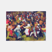 Couverture Polaire Danse Mariage, Pieter Bruegel (Devant (Horizontal))