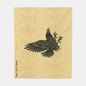Couverture Polaire Danse Norse Raven (Devant)