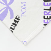 Couverture Polaire Danse pom-pom girl (Coin)