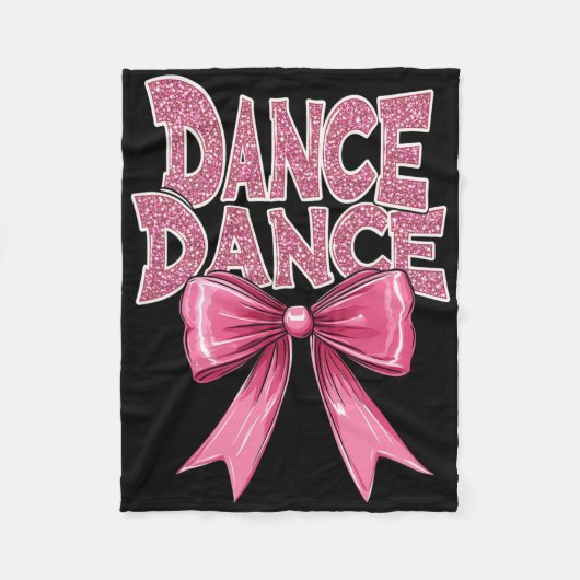 Couverture Polaire Danse Rose Danse Bow Cute Ballet Considérant Cl Gi (Devant)