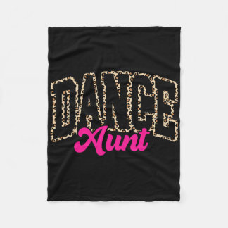 Couverture Polaire Danse Tante Léopard Danser Tante Vie Filles Femmes