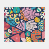 Couverture Polaire Danse Whimsical Garden (Devant (Horizontal))