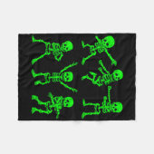 Couverture Polaire Danser Skeletons Danser Défi Fille Garçons Enfants (Devant (Horizontal))