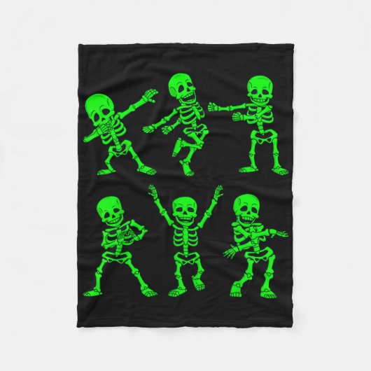 Couverture Polaire Danser Skeletons Danser Défi Fille Garçons Enfants (Devant)