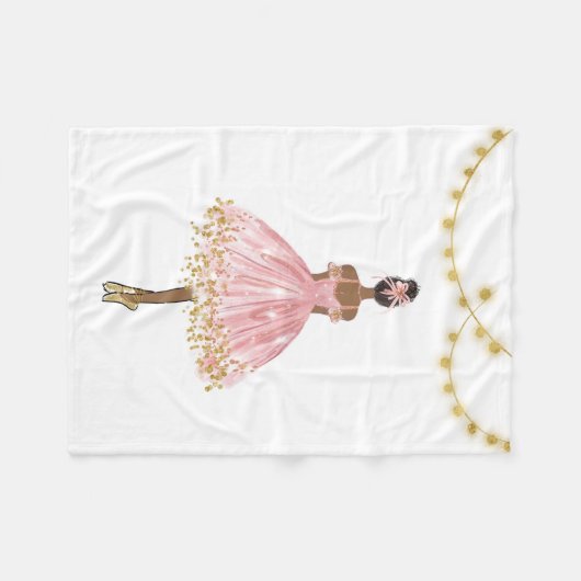 Couverture Polaire Danseur de ballet (Devant (Horizontal))