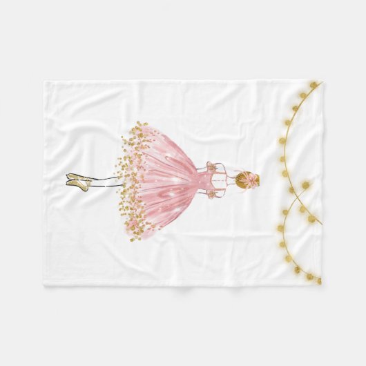 Couverture Polaire Danseur de ballet (Devant (Horizontal))