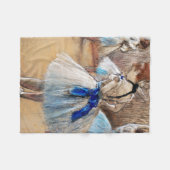 Couverture Polaire Danseur de ruban bleu, Edgar Degas (Devant (Horizontal))