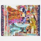 Couverture Polaire Danseurs du Festival mexicain de Ceviche 2549 (Devant (Horizontal))