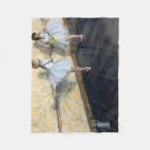 Couverture Polaire Danseurs Pratiquant au Barre, Edgar Degas (Devant)