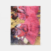 Couverture Polaire Danseurs Roses, Edgar Degas (Devant)