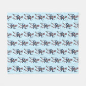 Couverture Polaire Danseuse Danseuse Squelette (Devant (Horizontal))