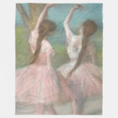 Couverture Polaire Danseuses en rose Edgar Degas (Devant)