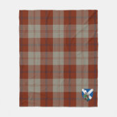 Couverture Polaire Danseuses Scotts Davidson Tartan Plaid (Devant)