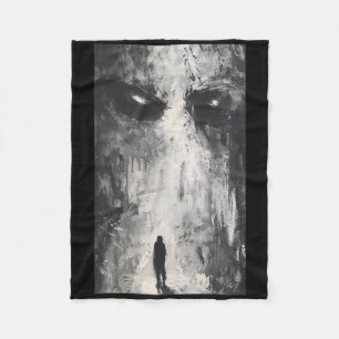 Couverture Polaire Dark Gothic Chemin Démon Horreur Art Evil Grunge G
