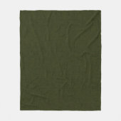 Couverture Polaire Dark olive textured (Devant)