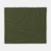 Couverture Polaire Dark olive textured (Devant (Horizontal))